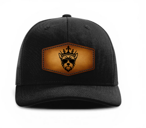 King Eddie Heritage Leather Patch Trucker