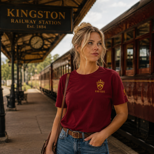 King Eddie Crest Tee | Unisex Staple T-Shirt