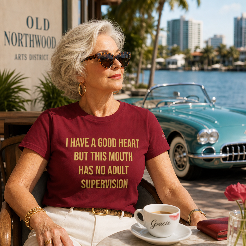 King Eddie Heritage Tee -  Good Heart, Unsupervised Mouth