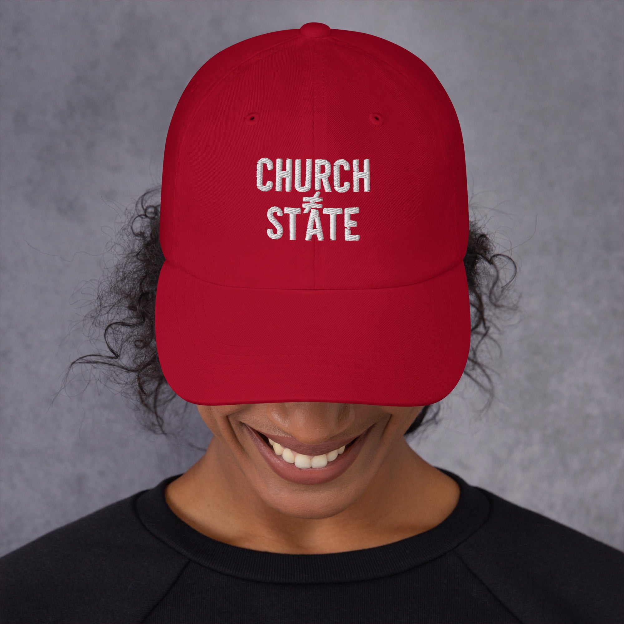 Church ≠ State Cap – Rebellious Satire Hat That Flips Off Theocracy