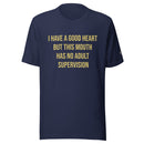 King Eddie Heritage Tee -  Good Heart, Unsupervised Mouth