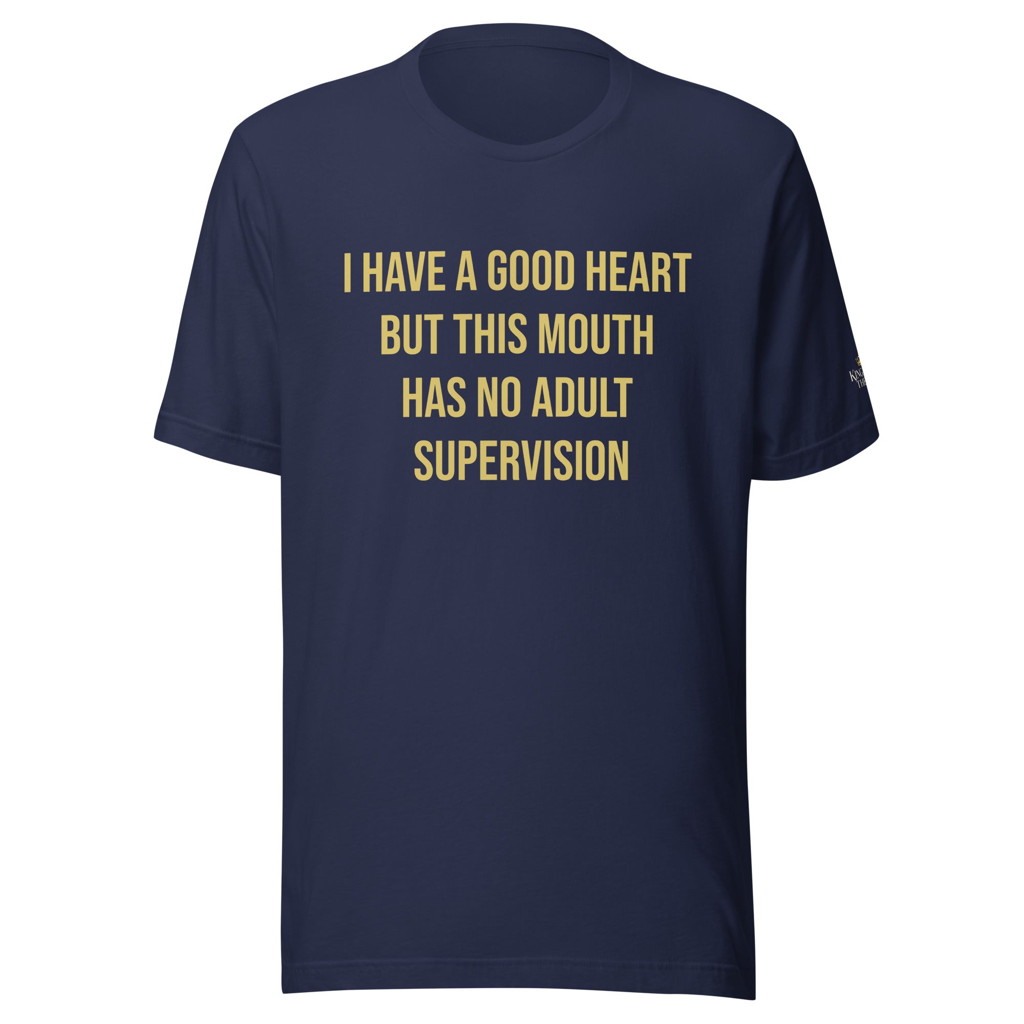 King Eddie Heritage Tee -  Good Heart, Unsupervised Mouth