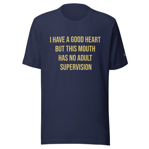 King Eddie Heritage Tee -  Good Heart, Unsupervised Mouth