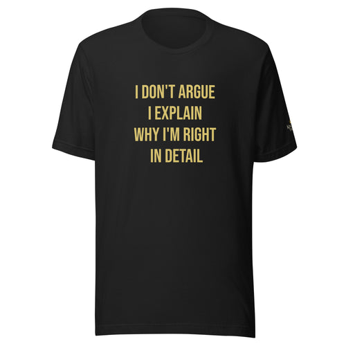 King Eddie Heritage Tee- I Don’t Argue