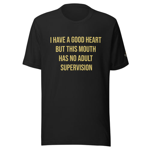 King Eddie Heritage Tee -  Good Heart, Unsupervised Mouth