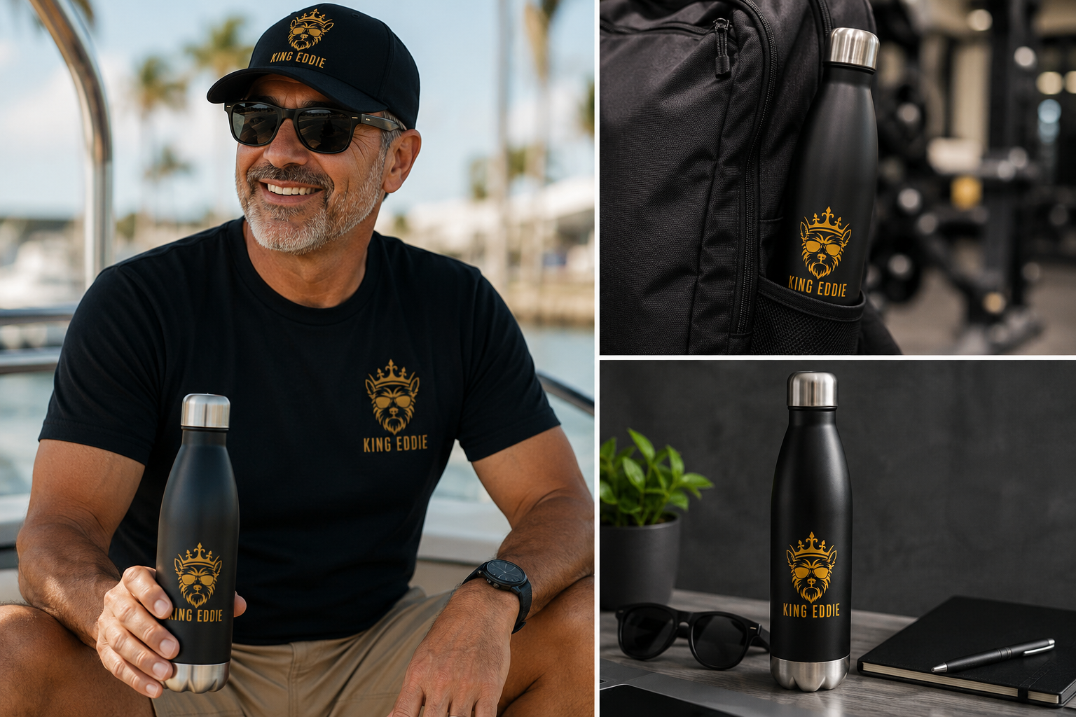 King Eddie Heritage Bottle | 17 oz Stainless Steel Water Bottle
